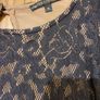 Limited Collection Taupe Black Lace Dress size 10 Image 2