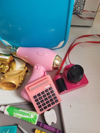 our generation suitcase with accessories