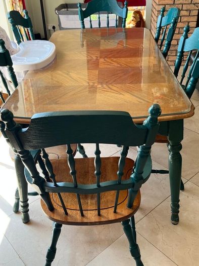 Dining table and chairs