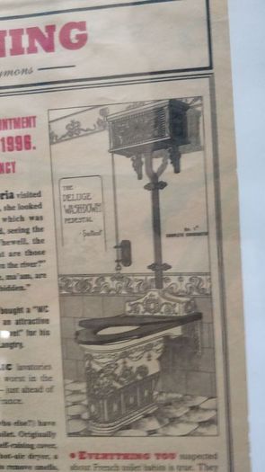 Entertaining Restroom Notice