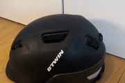 B'Twin Decathlon Cycling Helmet Black with Dial Fit System