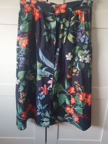 Tropical print skirt Mango M