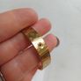 Louis Vuitton Nanogram Gold Rigid Bangle Bracelet Image 3