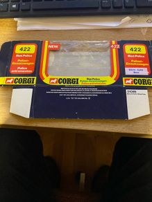 Corgi Toys no.422 Riot police empty box 1977