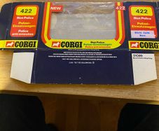 Corgi Toys no.422 Riot police empty box 1977