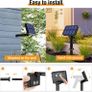 2 Pack Solar String Lights Outdoor Garden Waterproof, 15M/50FT 150 LED Solar Powered Fairy Lights, 8 Modes Copper Wire Lights for Patio Yard Party Christmas Decorations, Warm White Image 5