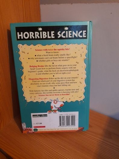 Horrible Science: Bulging Brains and Disgusting Digestion hardback