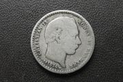 1874 Denmark. Christian IX. Silver 25 Ore