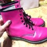 Pink Dr Marten boots Image 2