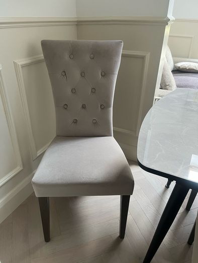 Kingsbury Velvet Dining Chairs x6
