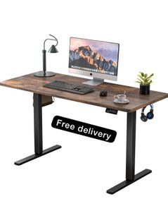 110x60cm, Height Adjustable Desk with Memory Handset, Stand Up Desk