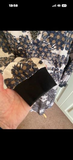 NU Denmark size 12 long dress