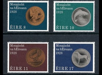 Ireland 1978 - Scott 436-439 Ireland's First Coinage - Complete Set - Mint Never Hinged