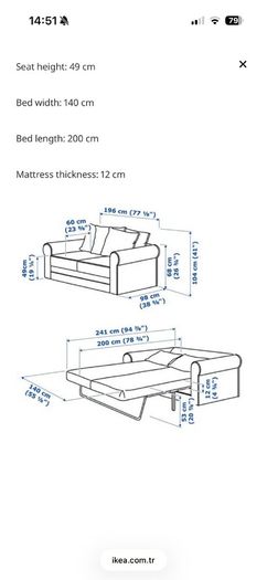 Ikea Gronlid sofabed