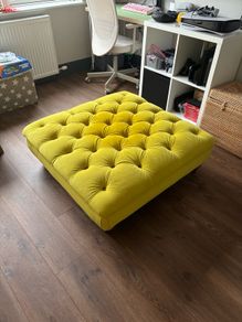 DFS Windsor Velvet Footstool