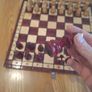 handcrafted wooden polish chess set- king medium 35cm Image 8