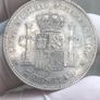 Spain 5 Pesetas 1871 (71) Silver 90%King Amadeo I Image 5