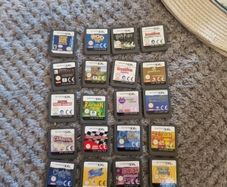 DS Games and DSI XL CASE with protector screens, Sold as bundle