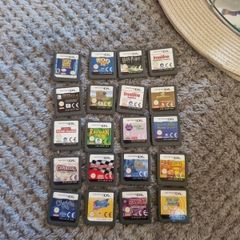 DS Games and DSI XL CASE with protector screens, Sold as bundle