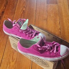 girls pink converse size uk 5/eu38