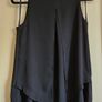 Black Top with removable metal chain Image 2