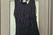 BNWT black sparkly top