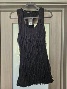 BNWT black sparkly top