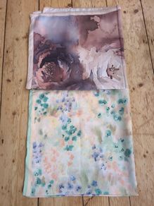 Neck Scarves (2) Square Shape As New