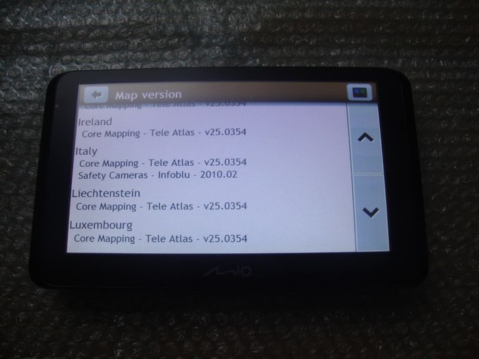 sat nav gps Mio Spirit 8670 LM for Truck, Westeurope 2025