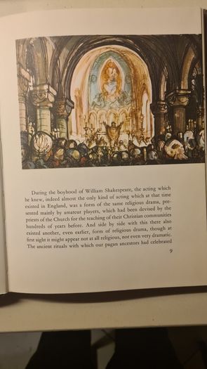 Shakespear's Theatre By C Walter HODGES.VINTAGE FIRST EDITION. Large Volume Book With Dustjacket In Very Good Condition.
