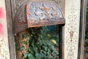 Edwardian cast iron fireplace insert