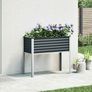 Garden Planter Anthracite 100x45x90 cm Steel Image 2