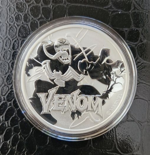 Perth Mint 1 oz silver 2020 MARVEL VENOM 1 Dollar coin