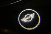 4 pieces Car Door Light Courtesy Shadow 3D Lamps Logo Projector Compatible with Mini Cooper R55 R56 R57 R58 R59 R60 R61 F54 F55 F56 F57
