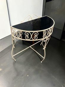Vintage Console / Demi Lune Table