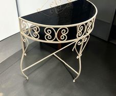 Vintage Console / Demi Lune Table