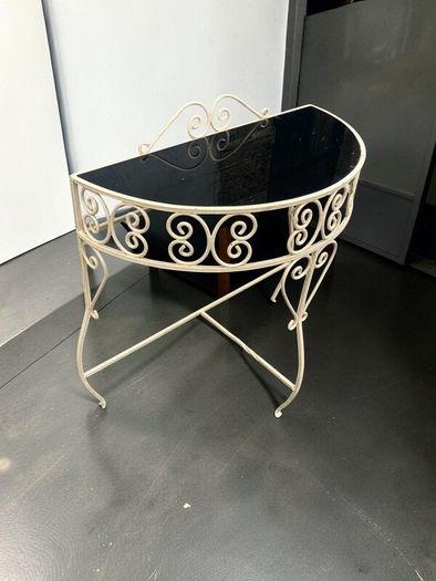 Vintage Console / Demi Lune Table