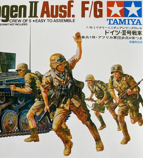 Model Tamiya Afrika Corp figures