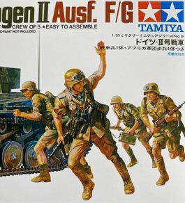 Model Tamiya Afrika Corp figures