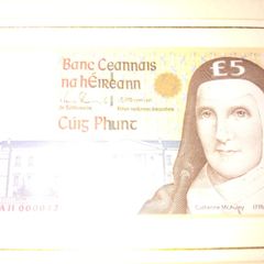 Irish five pound