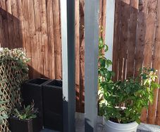 Aluminium gate pillars, pair (2) (updated)