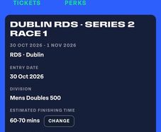 Tryka Men's doubles 500 or can be swapped for other divisions