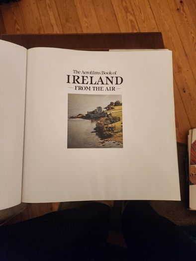 The Aerofilms Of Ireland From The Air  By Benedict Kiley. Large Volume Hardback With Dustjacket In Good Condition. 3.
