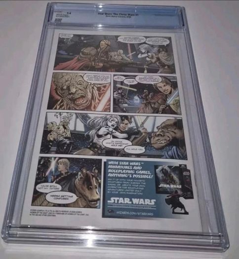 Star Wars The Clone Wars #1 1st Appearance Of Ahsoka Tano 2008 Dark Horse Nm