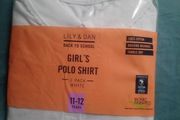 BNWT Girls age 11-12yrs Polo Shirts 2pk