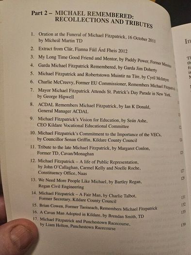 Michael's Memoirs. By Michael Fitzpatrick. First Edition Paperback In Good Condition   See Photos For Same .