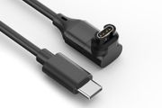 Charger Cable for Garmin vivoactive 5 4 3, Forerunner 55/255/265/945/965, Fenix 8 E 7 6 5, Venu 3 3s, epix Gen 2, Instinct 2, Data Sync USB C Charging Cord for Garmin Watch, Black