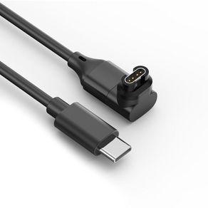Charger Cable for Garmin vivoactive 5 4 3, Forerunner 55/255/265/945/965, Fenix 8 E 7 6 5, Venu 3 3s, epix Gen 2, Instinct 2, Data Sync USB C Charging Cord for Garmin Watch, Black