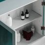 Double Door Mirrored Bathroom Cabinet Storage Cupboard Wall Mounted, White (FREE POSTAGE) Image 7