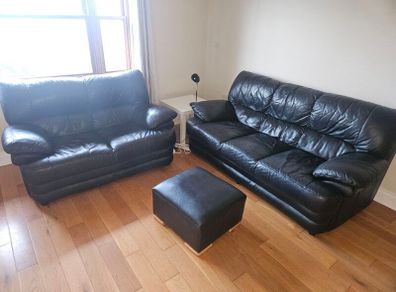Leather Sofa Set